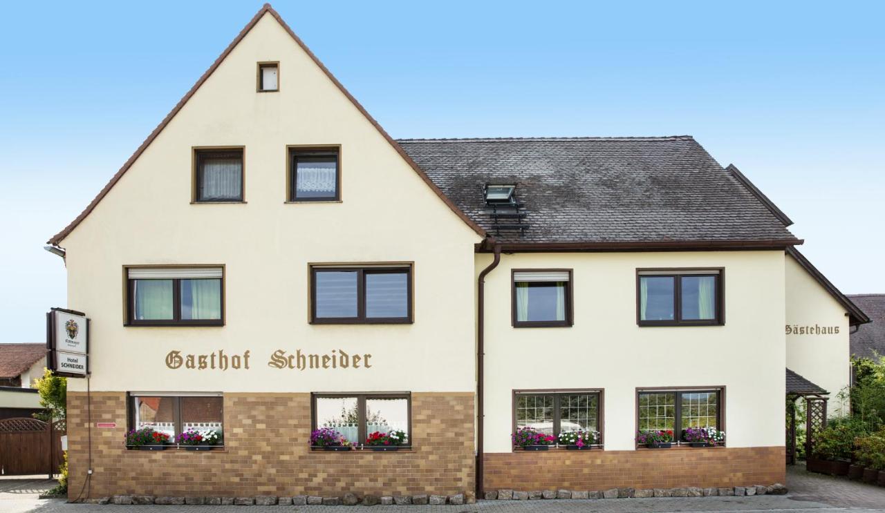 Hotel Gasthof Schneider Hallerndorf Esterno foto