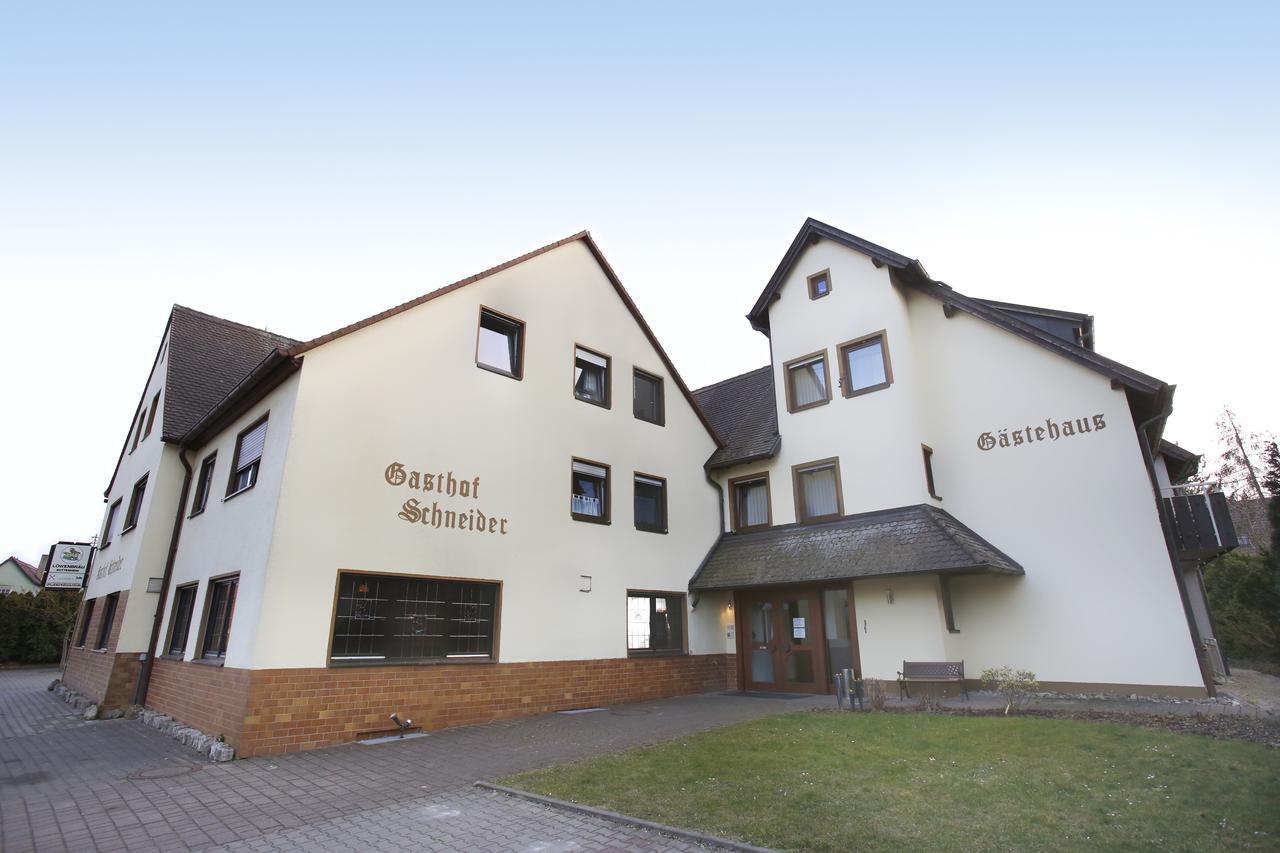 Hotel Gasthof Schneider Hallerndorf Esterno foto